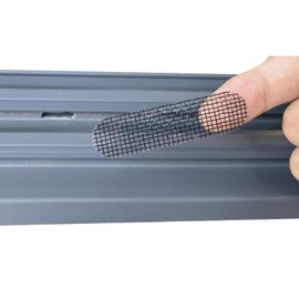 100PCS Black Window Weep Hole Covers Screen Patch Door Screen Repair Kit Breathable Fiberglass Mesh Upgrade Strong Super Sticky Adhesive