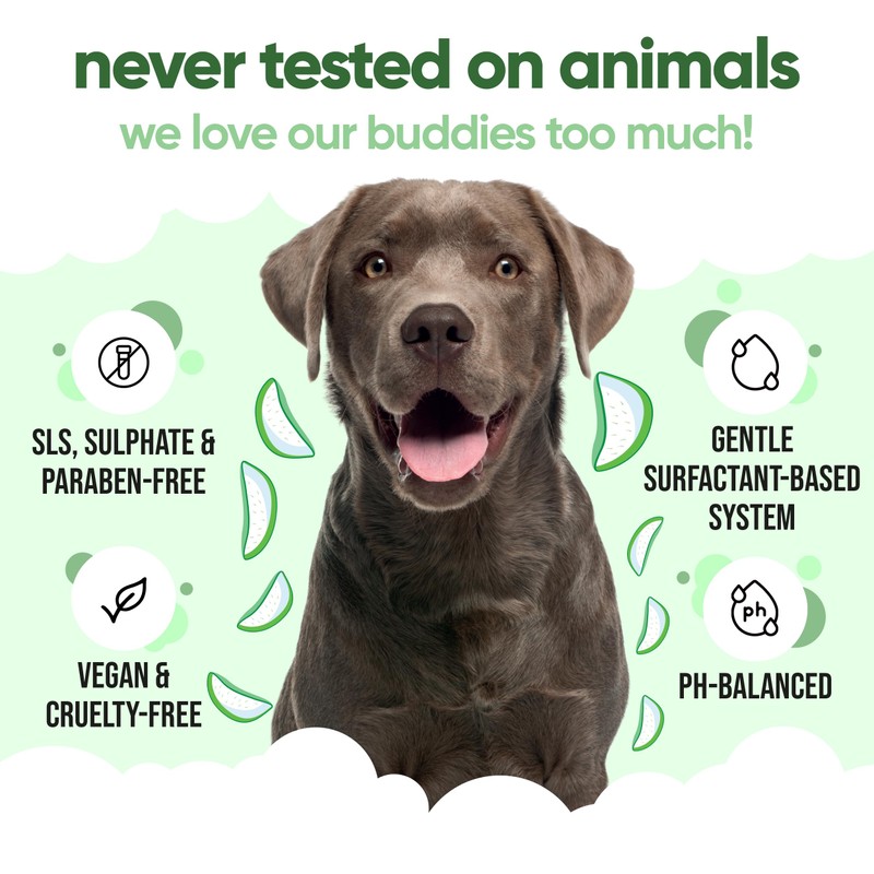 Shed Control Dog Shampoo by Buddycare | Aloe & Lemongrass