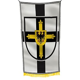 Teutonic Order Grand Master Historical Replica 3x5 feet Flag Banner Vivid Color Double Stitched Brass Grommets