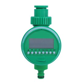 Watering Timer, Automatic Watering System, Electronic Timer for Water, Adjustable Drops, Fixed Connection, Y Coupling, with LCD Display, Digital Irrigation Control