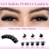 Fluffy Lash Clusters Kit Packs: Wendy, 560Pcs, 150D, 200D, 200D,