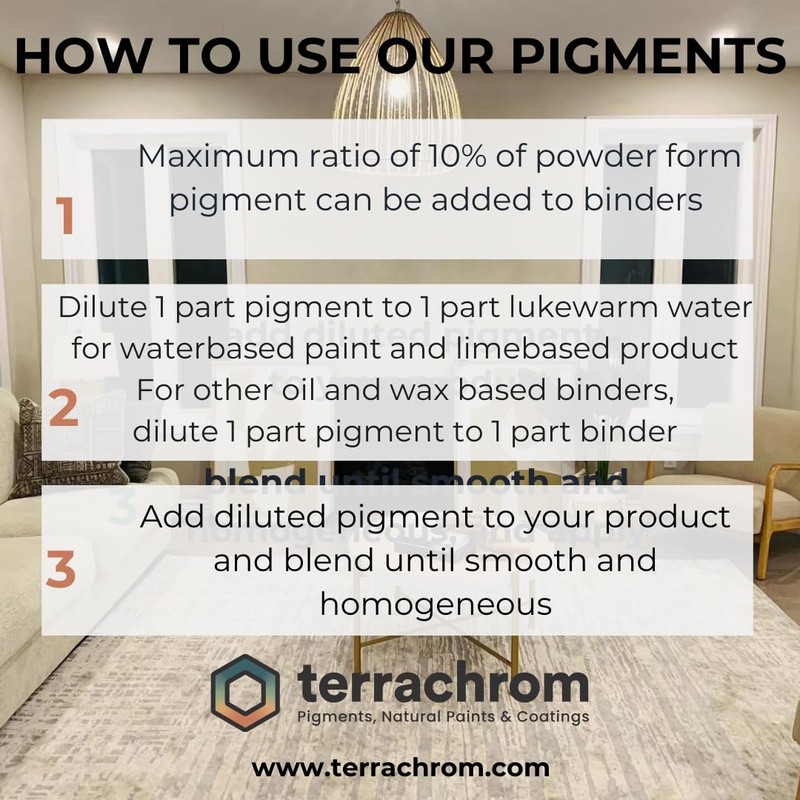 Stone Repair Powder Pigments, 4 Colors Black Brown White Grey,