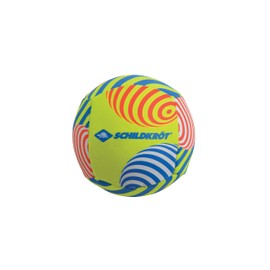 Schildkröt® 970347 Mini Ball Duo Pack, Set Consisting of 1 Volley and 1 American Football, Diameter 9 cm, Non-Slip and Salt Waterproof, Ideal for Beach and Water, Yellow Flamingo