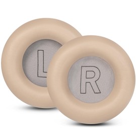 Joghaw Replacement Earpads Cushions for Bang & Olufsen Beoplay H9 3rd Gen Head-Mounted Wireless Headphones, Ear Pads Cushions with Softer Protein Leather, Luxurious Memory Foam (Khaki)