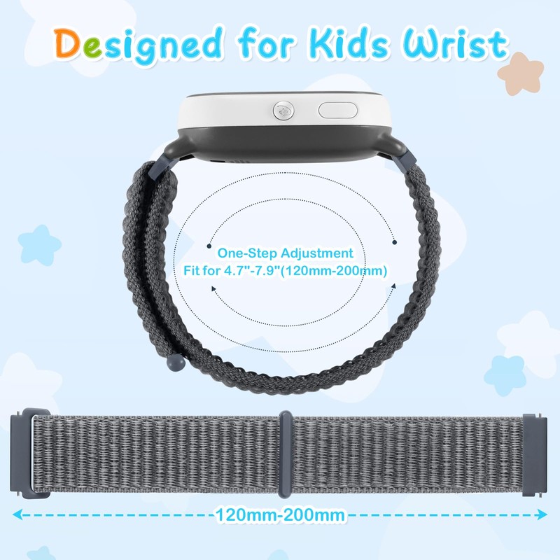 GEAK Kids Nylon Bands Compatible with Gizmo Watch 3 2