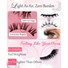 Geecent Upgrade Magnetic Eyelashes with Applicator Reusable Soft Cat Eye
