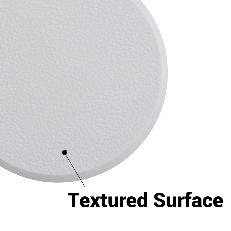 3 1/4 in Wall Protector Round, 10 Pack Doorknob Wall