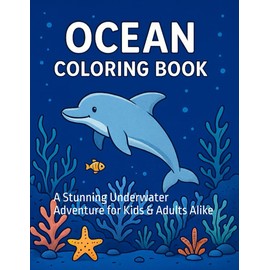 Ocean Coloring Book: A Stunning Underwater Adventure for Kids & Adults Alike