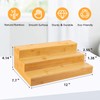MillTu Bamboo Spice Rack Organizer for Cabinet 3 Tier Countertop