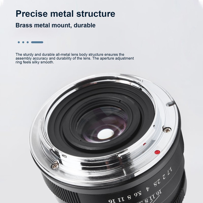NEWYI 35mm F1.7 Large Aperture Portrait Fixed Focus Manual Lens