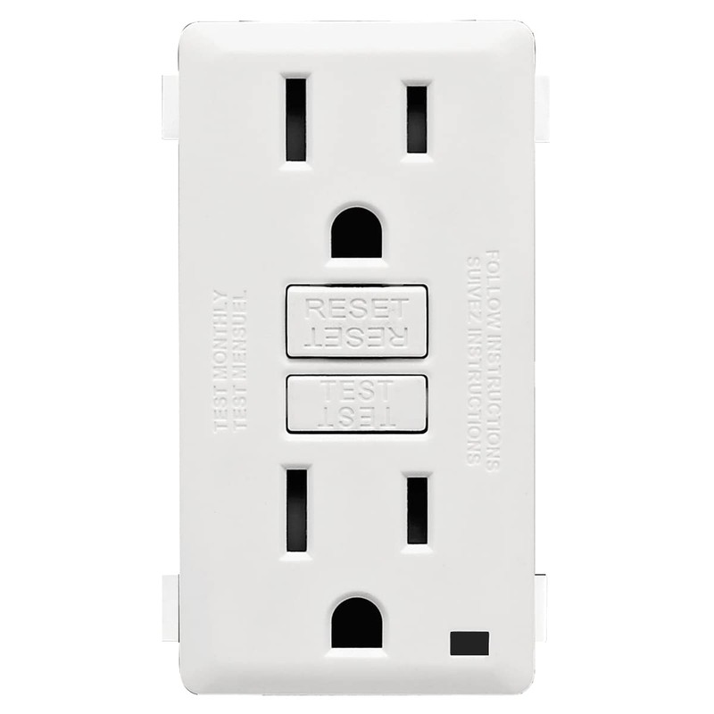Leviton White GFCI Outlet Kit 15A Renu