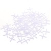 Cosmos 2 mm Wide Tile Spacers, 500 Pcs, Purple Plastic,