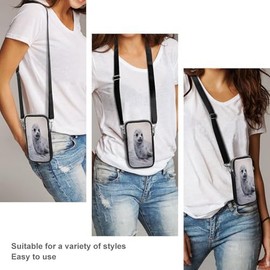 Bolso para teléfono celular con correa desmontable, pequeño bolso cruzado para hombres y mujeres, mini bolso para teléfono celular, cartera de teléfono inteligente, bolsa de teléfono a la moda para