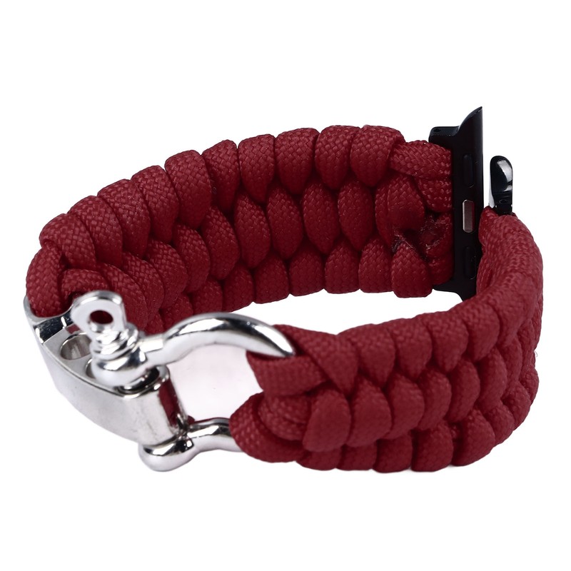 Paracord Watch Band Stylish Women Adjustable Hand Braided Watch Wristband