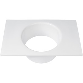 Vent Systems Diameter 120 mm Ventilation Duct Connector Flange Straight Ventilation Pipe Plastic Duct Connector Plate for Cooling Heating Ventilation System HVAC 12 cm