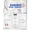Double - Sided Basketball Coaching Board: Clipboard, Dry Erase Whiteboard