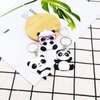 OTOTEC 12PCS Panda Keychain Cute Cartoon Panda Pendant Keyring Creative