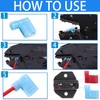 aikoolwer Nylon Spade Connector Right Angle Kit 90 Degree Terminal