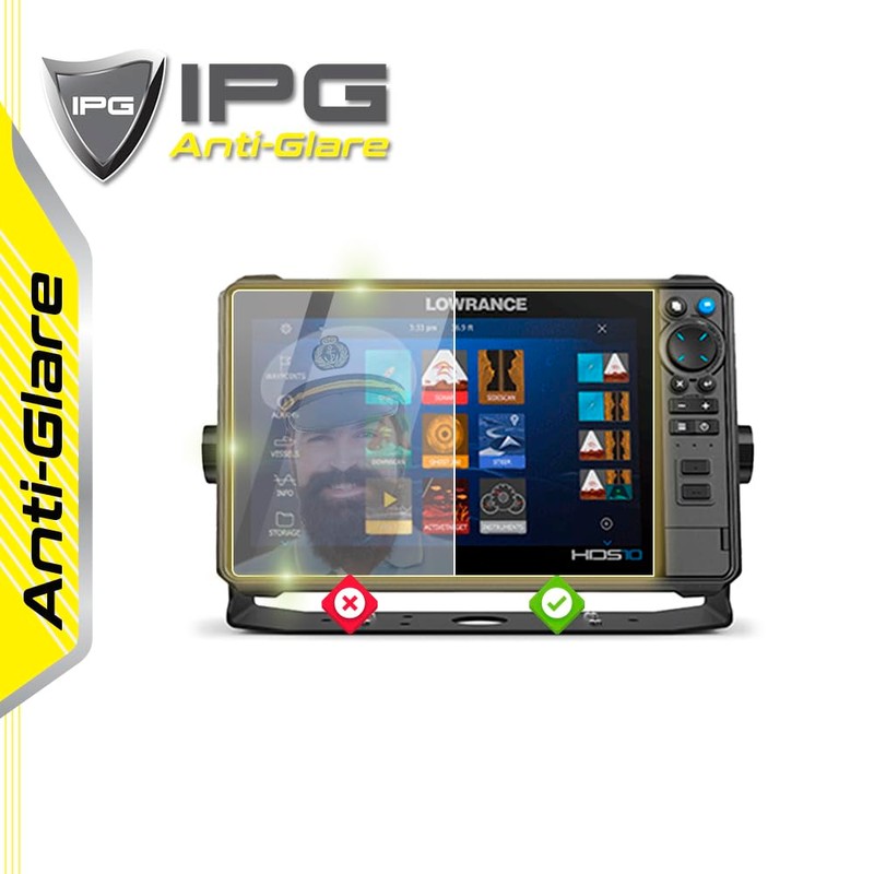 IPG Anti-Glare Made for Lowrance HDS PRO 10 FishFinder Display