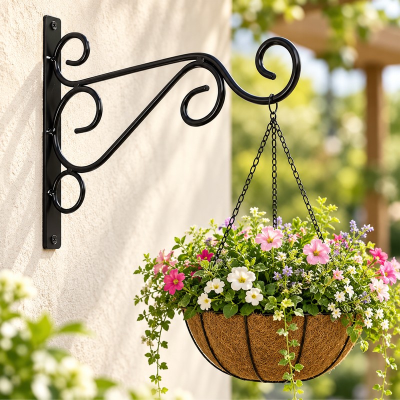 Iron Wall Plant Hanger Hooks for Hanging Flower Pots –