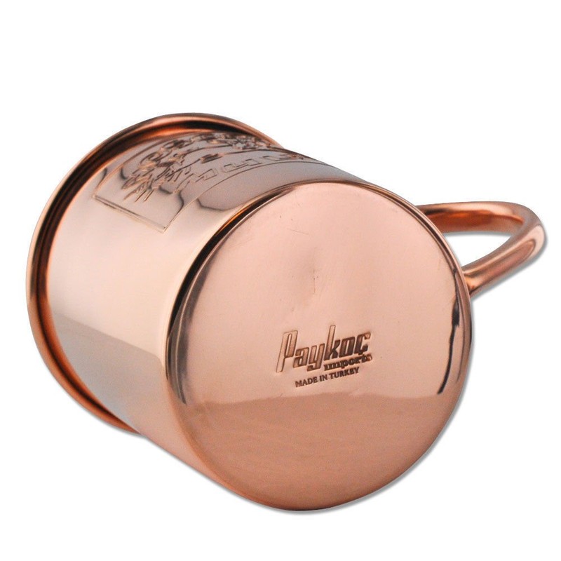 13.5oz Embossed Logo, Copper Moscow Mule Mug by Paykoc 12082L