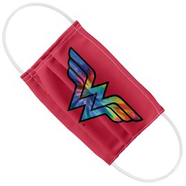 Popfunk Wonder Woman Kids Tie Dye Logo 1-Ply Reusable Face Mask Covering - 1 Count (Pack of 1)
