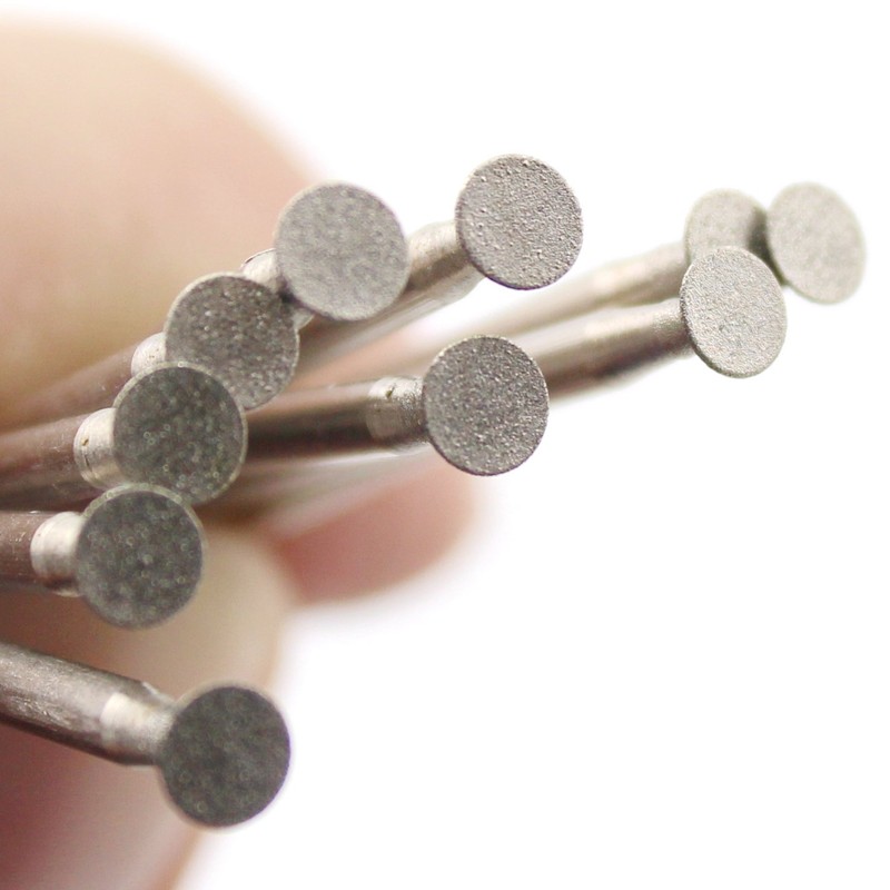 ILOVETOOL 4mm Super-Thin T Diamond Grinding Head Rotary Bits Burrs