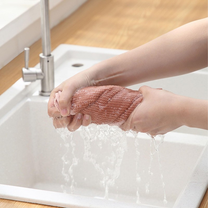 4Pcs Kitchen Cleaning Towels Microfibre – Reusable Cleaning Cloths, Dish