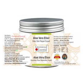 Greenwood Essential Pure Aloe Vera Elixir (Gel) Daily Skin Repair Expert Therapeutic Grade 50gm