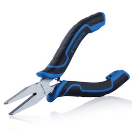 SPEEDWOX Flat Pincer Accessories, Flat Pliers, No Groove, Flat Head Lead Pliers, Mini Flat Nose Pliers, Jewelry Pliers, Jewelry Pliers, Spring Included, Jewelry Tools, Accessories Making, Crafting