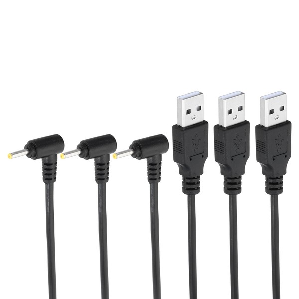 PATIKIL 3Ft USB to DC 2.5x0.7mm Barrel Jack Power Cord,