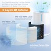 M01 Air Filters Compatible with MOOKA M01 Air-Purifiers, 3-in-1 Pre-Filter、H13
