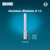 Novus Tools Aluminium Blind Rivets Diameter 4.8 mm, 8 mm