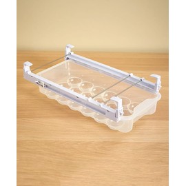 Refrigerator Egg Drawer - Snap-On Storage with Plastic Carton Shape