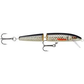 Rapala - Jointed Fishing Lure - Abachi Construction - Freshwater Fishing Lure - Swimming Depth 1.2 - 4.2m - Size 13cm/18g - Made in Estonia - Live Roach