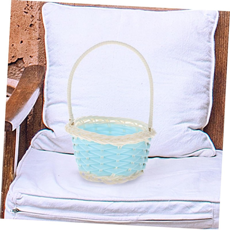 MERRYHAPY Tiny Baskets Set of 6 Weaving Storage Baskets Handles