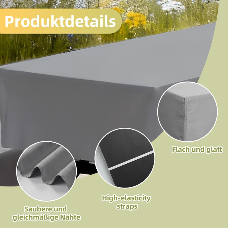 Zdada Set di 3 rivestimenti per mobili da birreria, Include