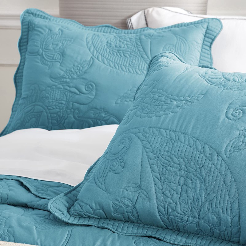 HZ & HY Oversized King Bedspread 138x122 Extra Wide, Quilted
