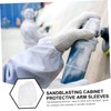 jojofuny Sandblasting Machine Gloves Warm Canvas Sleeves for Men's Industrial