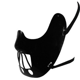 Cannibal Hannibal Plastic Restraint Costume Muzzle Mask w/Elastic Strap
