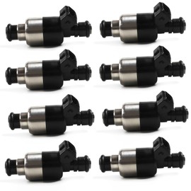 ZumuraAuto 25180245 802632T Set of 8 Fuel Injectors Suitable for 1998-2001 Mercruiser 454 BB Fuel Injectors Replacement
