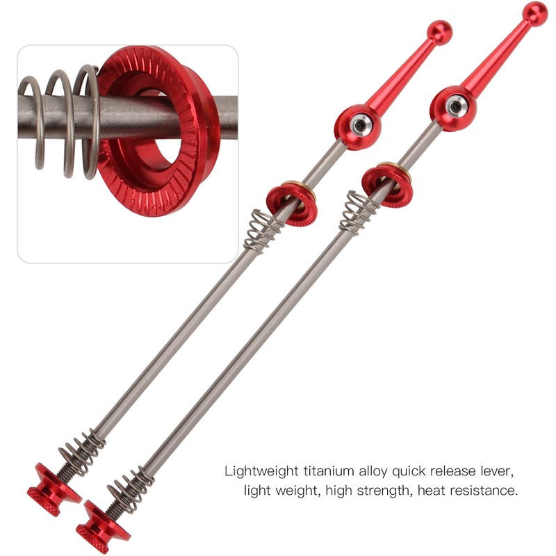 Quick Release Skewer Lever Mountain Bike Titanium Shaft Titanium Alloy