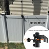 Shoyisenka Patio Umbrella Holder, Heavy Duty Parasol Holder, Square Clampable