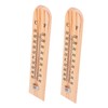 BESPORTBLE Accurate Room Thermometer for : Wooden Wall Mount Weather