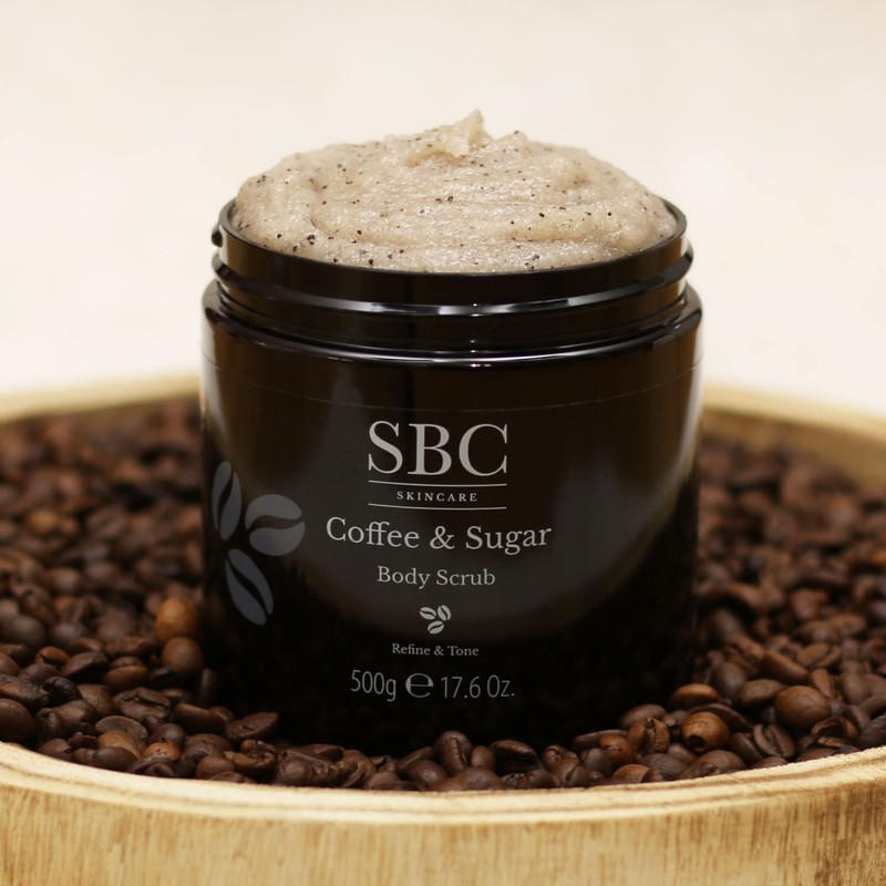 SBC Skincare Coffee & Sugar Body Scrub 500g, Exfoliating Body
