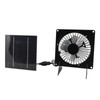 Solar Panel Fan Mini USB Outdoor Portable Cooling Fan Desktop