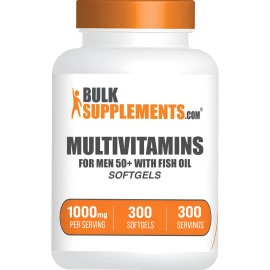 Bulksupplements Multivitaminas Hombres 50 Plus 300 Caps - Producto Original de Alta Calidad, Entrega Rápida y Segura, Garantía Incluida               