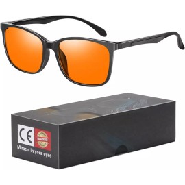 Okany 블루 라이트 차단 안경 게이밍 컴퓨터 강력한 전문가용 스크린 필터 [Eclipse Black] Okany Blue Light Blocking Glasses Gaming Computer Powerful Professional Screen Filter [Eclipse Black]