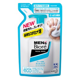 メンズビオレ 泡タイプオイルクリア洗顔 つめかえ