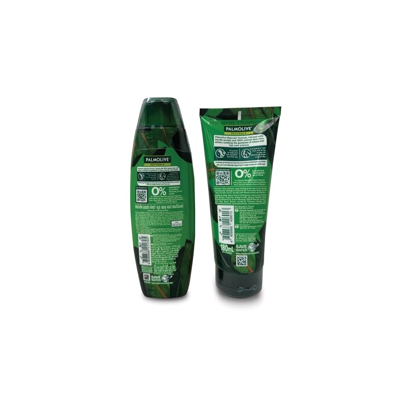 Palmolive Shampoo and Conditioner Set - Healthy & Smooth Aloe